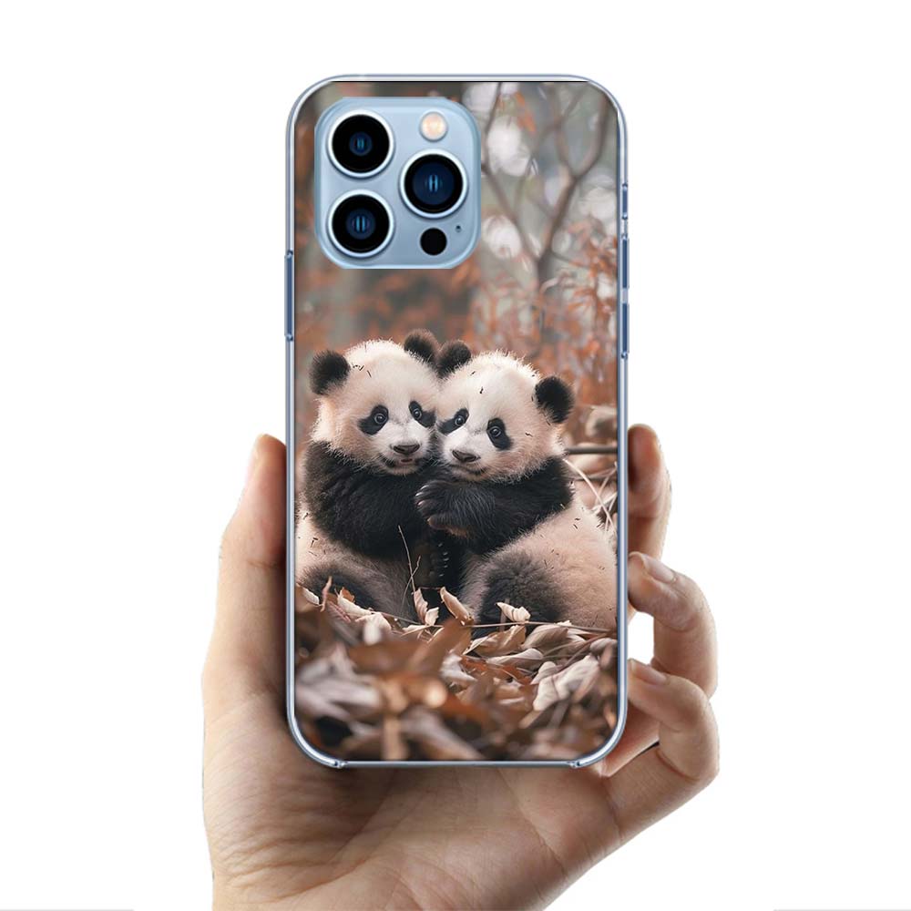 Panda Baby, Giant Panda Family Cases Phone Case For Iphone 17E 16E 17 Air 16 Pro Max 15 Pro 14 Plus 11 13 12 Mini Cover Cases Co
