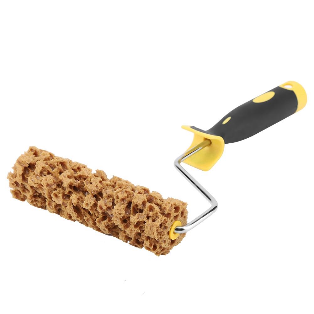 Texture Pattern Paint Roller Brush with Handle Decorate for Wall Painting Tool