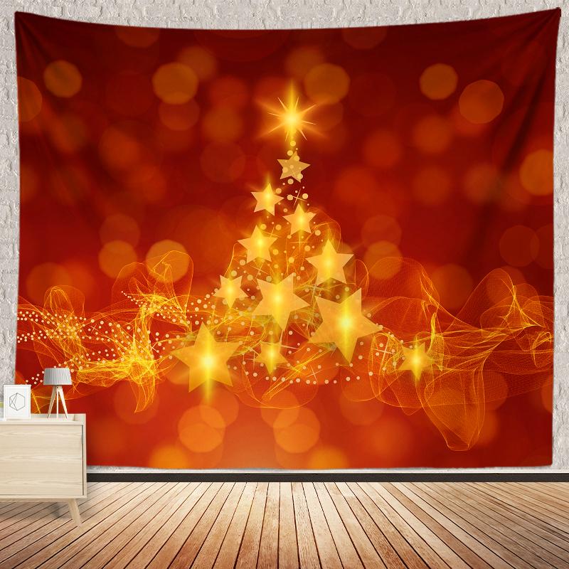 Украшение рождественской елки, гобелен с принтом, украшение для дома, гостиной, спальни, стены, тканевый гобелен 230x180 см