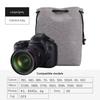 Compact Camera Bag Lightweight Photography Protective Bag Lens Drawstring Pouch  Outdoor