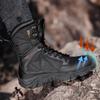 TUINANLE Men Work Boots Autumn Outdoor Hiking Boots Lace Up Mountaineering Shoes Breathable Hunting Training Boot High-top