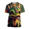Summer Baby Dragon 3D Print T-Shirts Men Women Casual Fashion Streetwear Oversized Short Sleeve T Shirt Kids Tees Tops Clothing