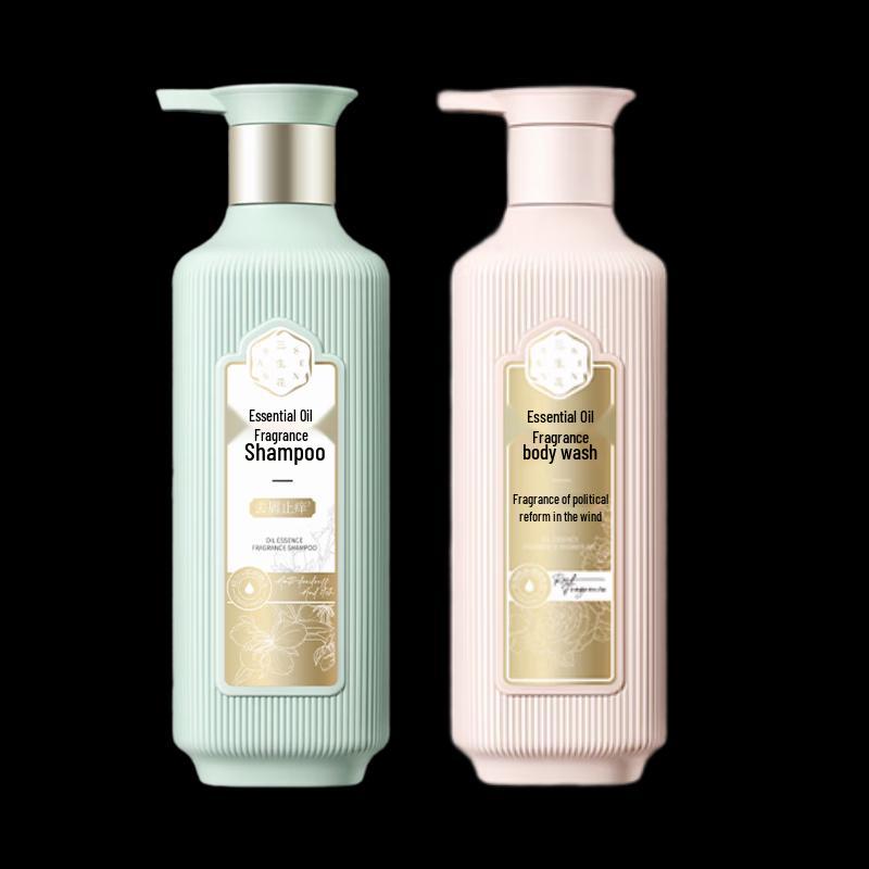 Набор шампуня против зуда Sansheng Flower и геля для душа с розой