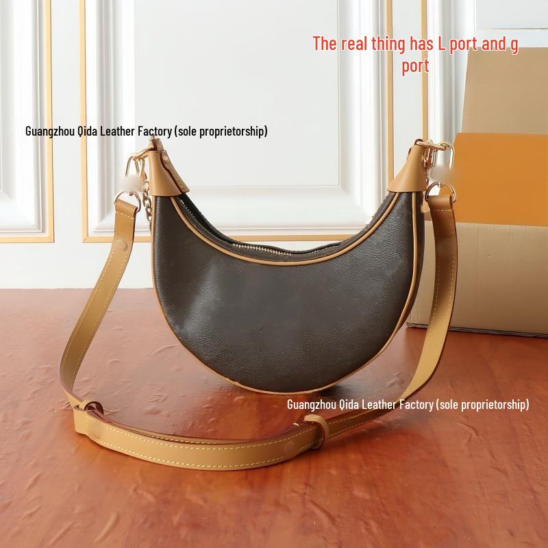 Классическая сумка-горшок из натуральной кожи с цветочным принтом и логотипом для женщин