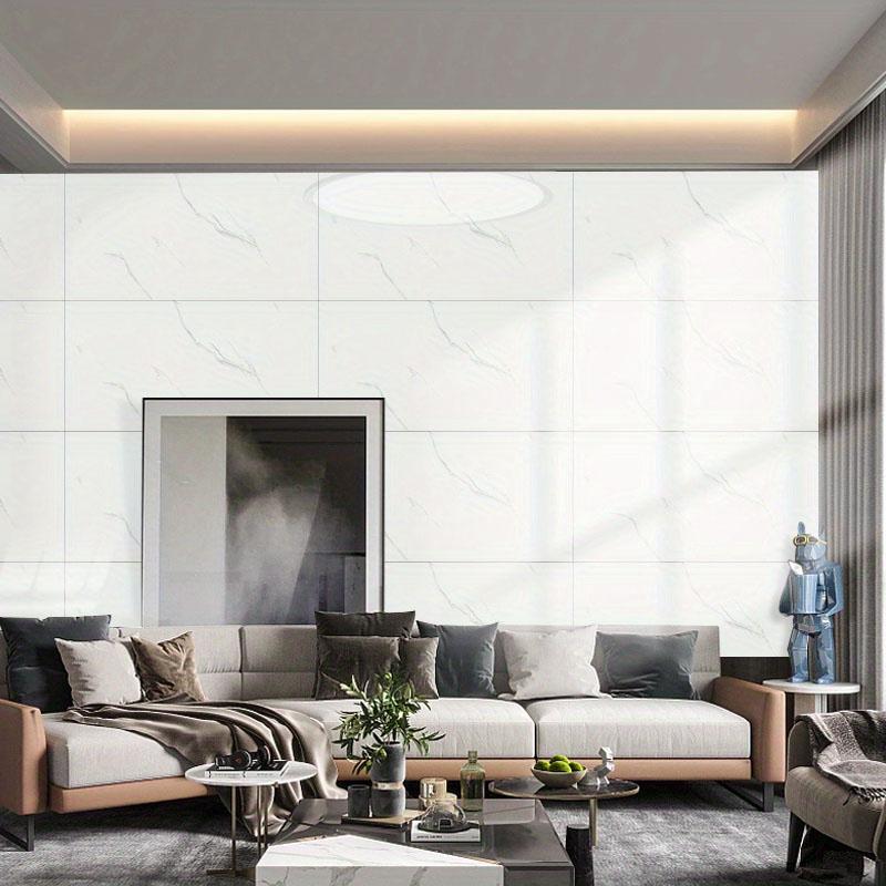 Декор для ванной комнаты и гостиной для стен Обои Кухня Водонепроницаемая наклейка на пол 60X30см Виниловая самоклеящаяся плитка Наклейка на стену