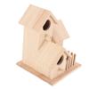 Деревянный скворечник многофункциональный ремесленный садовый декоративный скворечник для улицы
