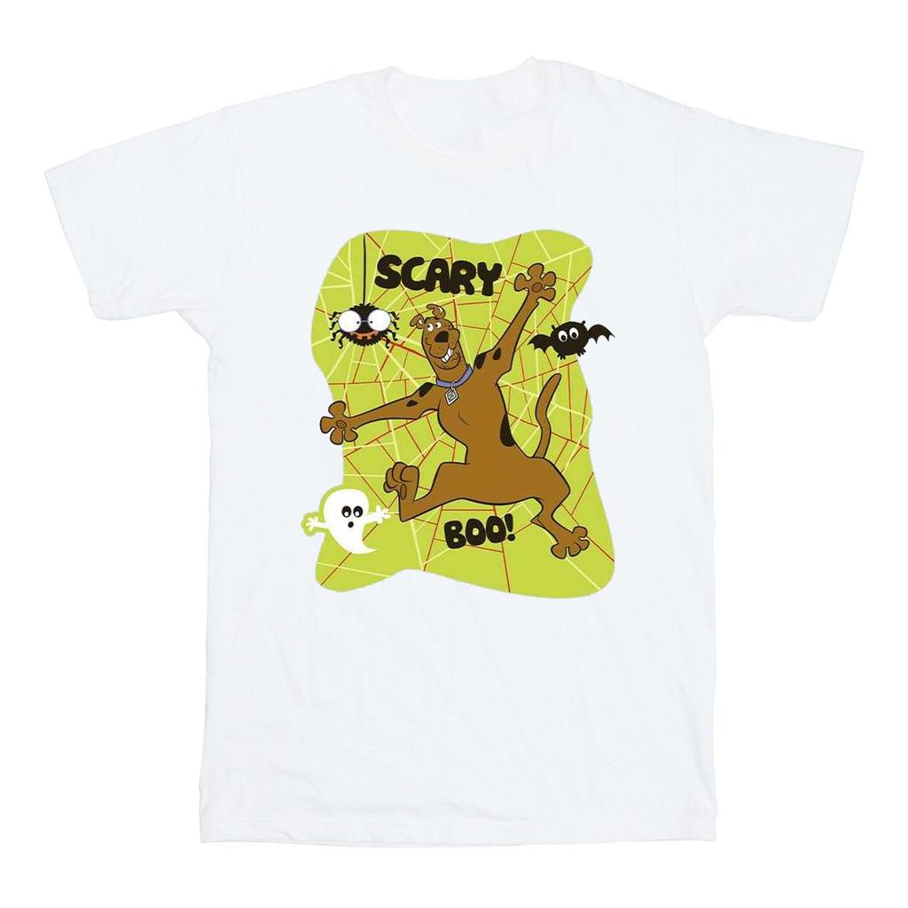 Scooby Doo Mens Scary Boo! Cotton T Shirt