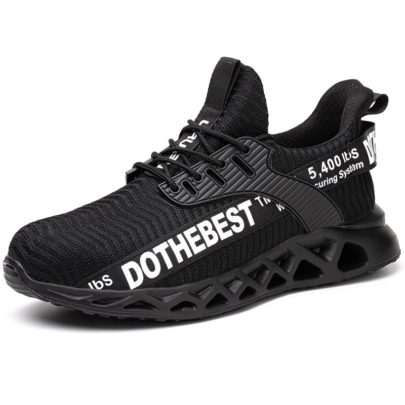 Мужская спортивная защитная обувь, женские рабочие кроссовки, противоударная защитная рабочая обувь, мужские легкие ботинки со стальным носком, защитные ботинки