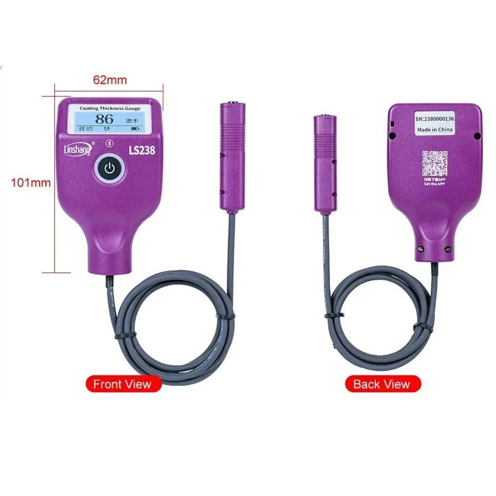 Three Color Liquid Crystal Display Car Paint Coating Thickness Tester Checking Auto Coating