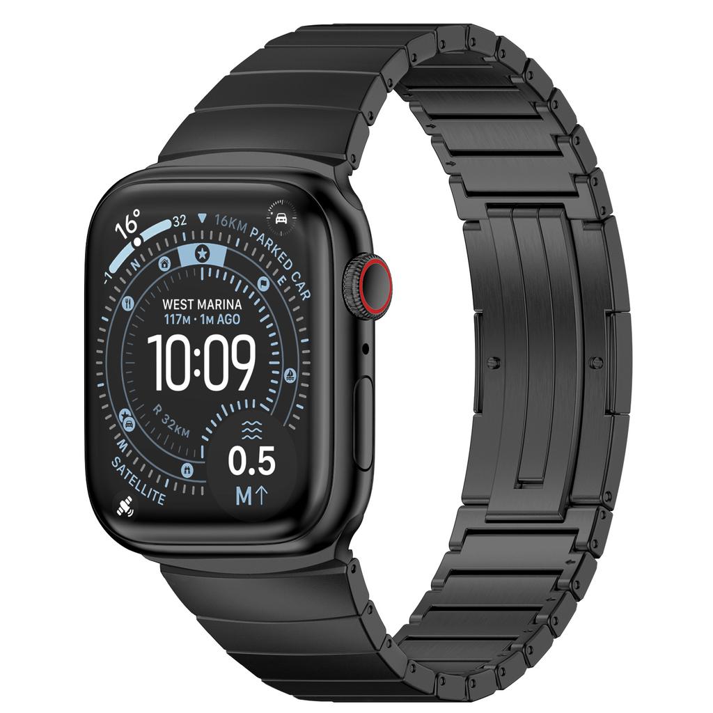 BEAEN Роскошный металлический ремешок для Apple Watch Ultra 49 мм с магнитной застежкой Прочный износостойкий ремешок Легко снимаемые части часов