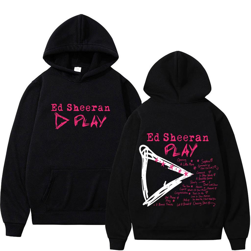 Ed Sheeran Plays Album Tour 2026 Hoodie Men Women Aesthetic Trend Pullover Long-sleeved Loose Casual Harajuku Hooded Sweatshirts