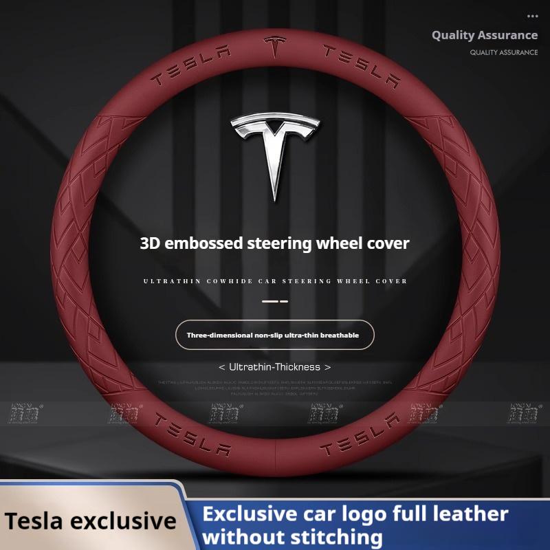 Для Tesla Model 3 Model S Model Y Model X Roadster Автомобильный Руль Чехол 2019-2025 Автомобильный салон Аксессуары для Руля