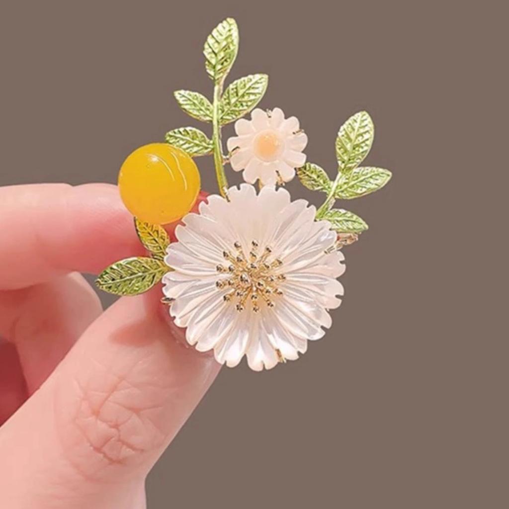 High-End Brooches, Women'S Sense Of Luxury, Niche, High-End Pins, Elegant Temperament, Fixed Clothes, Suits, Pearl Jewelry