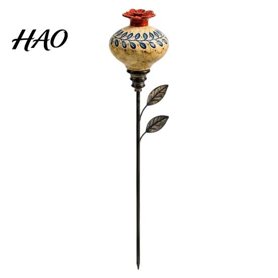Unique Housewarming Presents for Gardeners Hummingbird Feeder Garden Stake, Vintage Resin Flower Decorative Feeder, Wild Bird Watching Gifts