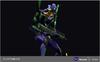 MENG Mon Model Evangelion General Purpose Humanoid Battle Weapon Android Evangelion Unit 01 Multicolor Molded Version Total Height Approximately 47cm