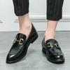 2025 новые модные мужские туфли большого размера 46 с заостренным носком, кожаные туфли с низкой посадкой, ленивые, повседневные кожаные туфли с одной педалью для мужчин