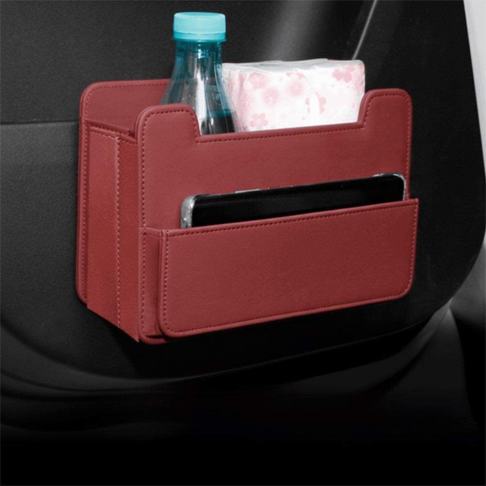 Leatherette Material Car Trash Bin Leather Material Car Door Storage Box Car Door