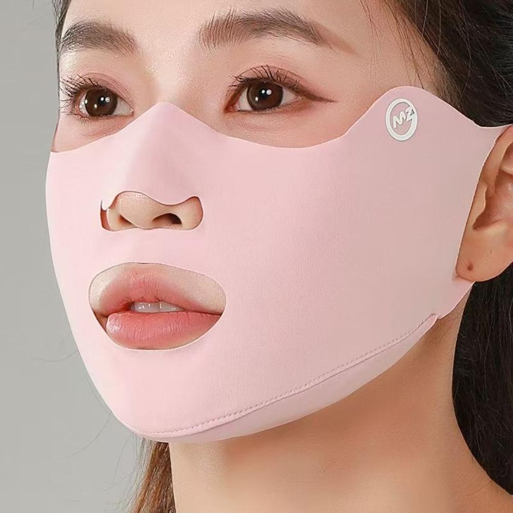 Anti-UV Sunscreen Mask Washable Anti-sun Mask New Ice Silk Mask Unisex
