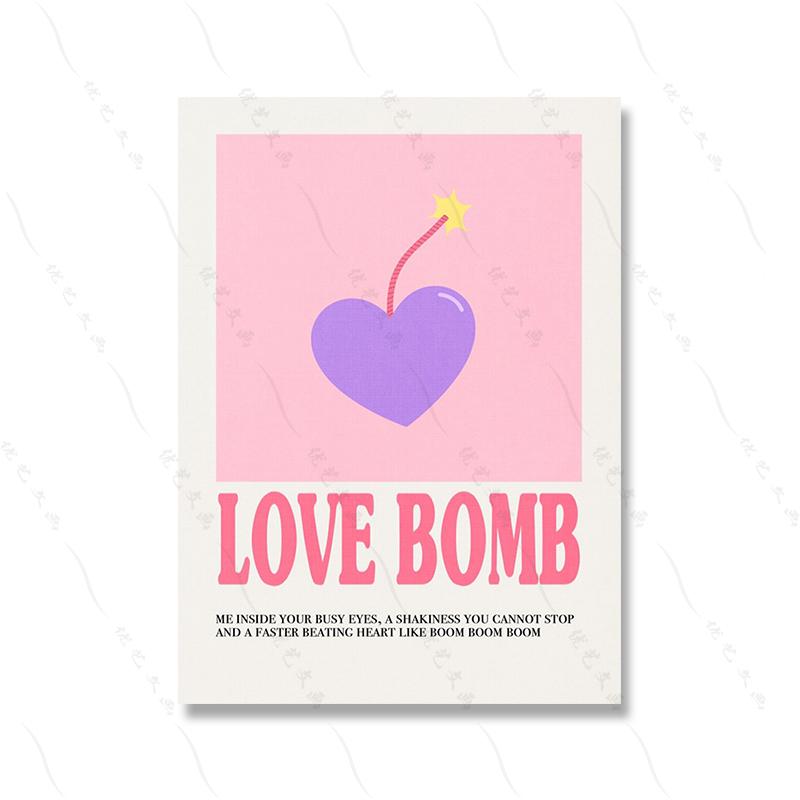 Fashion Color Poster Kpop Canvas Art Prints Painting Wall Picture For Living Boy Bedroom Room Modern Home Decoration Fans Gifts