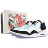 Jordan Courtside 23 Slip Resistant Slip Resistant Mid top Vintage Basketball Shoes Unisex Black White AR1000-104(Team40-S-BOX)