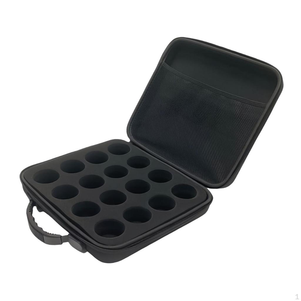 Billiard Ball Carrying Box for 16 Balls, EVA Holder Snooker