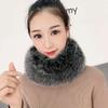 Scarf Protection Imitation Love Scarf Leather Fur Warm Neck Mountain River Winter Lady