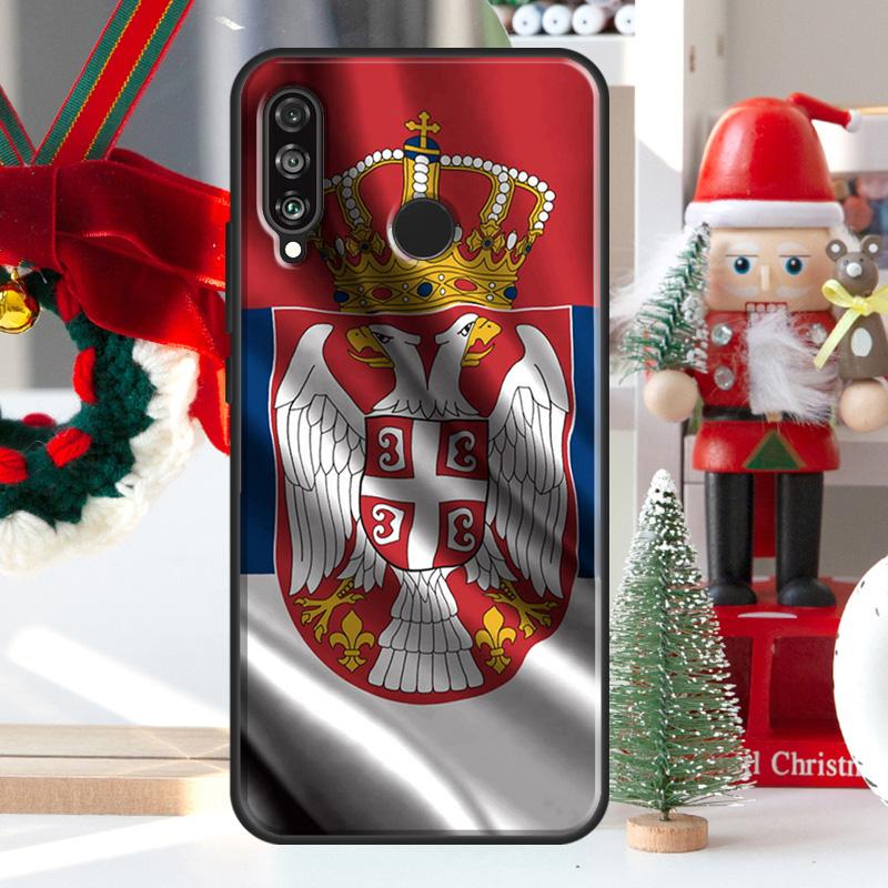 Флаг Сербии Сербский Для Huawei Nova 7i 8i 11i 12i 12s Y73 Y70 Y90 Y60 Y72 Y61 Y91 9 10 SE P30 Pro P40 Lite Чехол