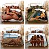 3D Bikini Series Pattern Bedding Set Sexy Beauty Pattern Quilt Cover and Pillow Case 2/3 Pieces Full Size Home Decoration for Homeboy Room