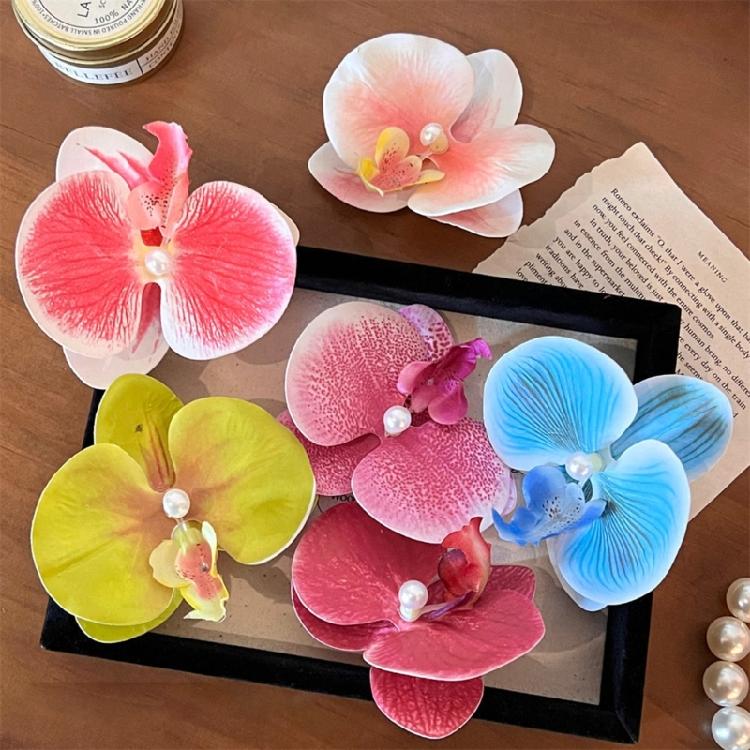 Colorful Hair Accessory Beautiful Flower Hairpin Claw Hair Clip for Fashionistas