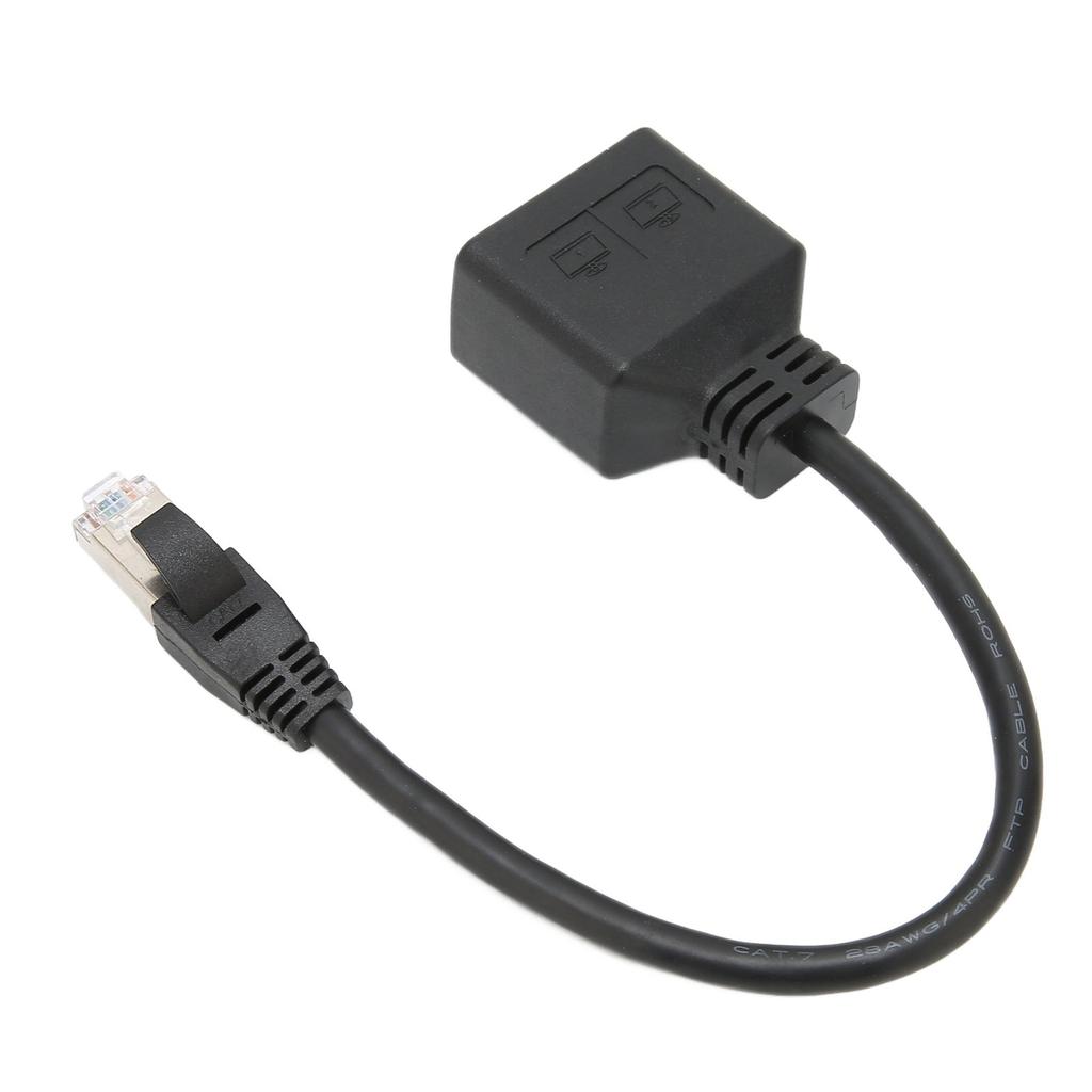 Кабель-удлинитель адаптера Ethernet RJ45 1 на 2 порта Отличная передача соединения Сплиттер