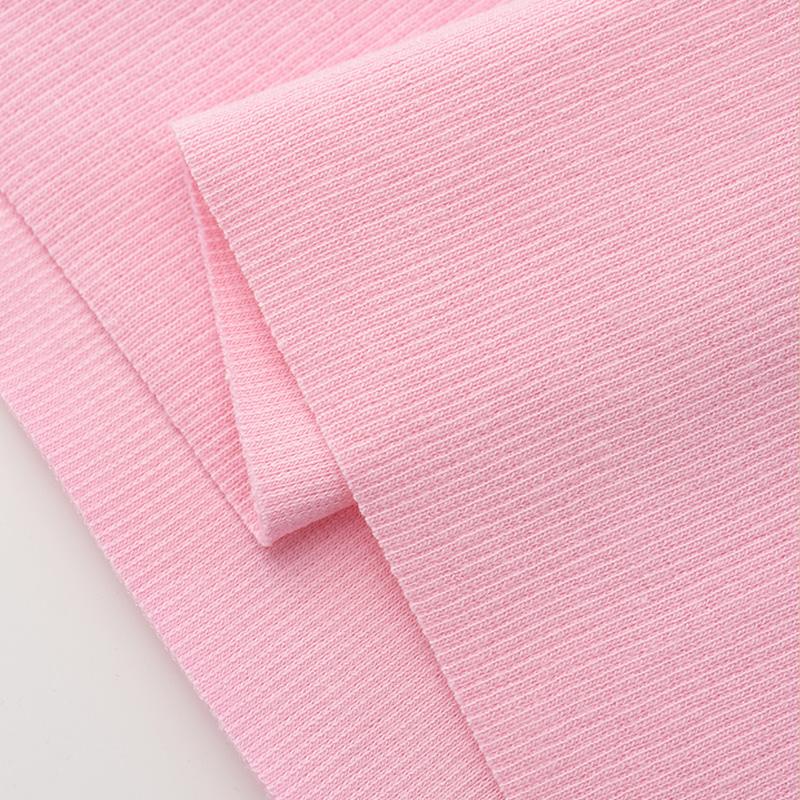 Хлопок Спандекс Рубчик Ткань Эластичный Трикотаж Манжета Пояс Штанина Рукава Толстовка Низ Футболка Топы Отделка рубчиком Джерси Трикотажная ткань в рубчик