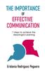 Книга The Importance of Effective Communication : 7 Steps To Achieve the Meaningful Learning