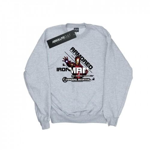 Marvel Boys Avengers Iron Man Armoured Avenger Sweatshirt