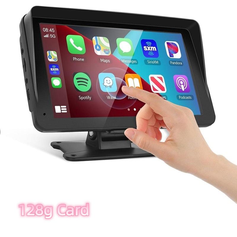 Новый 7-дюймовый Carplay портативный беспроводной автомобильный смарт-экран MP5 навигация реверсивный плеер