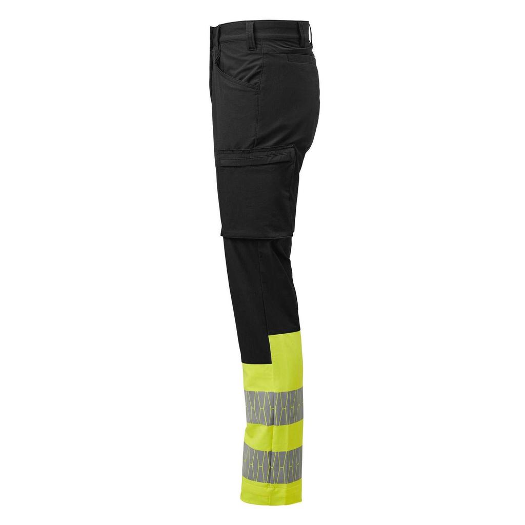Jobman Mens Service Stretch Hi-Vis Trousers