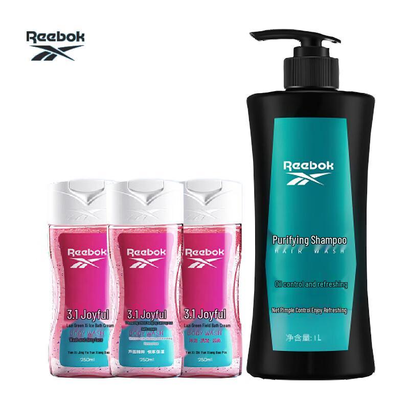 Reebok Гель для душа 3-в-1 с активными частицами, Luxury