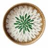 Round Rattan Tray Handmade Decorative Tray Storage Tray Woven Tray  Table Tray