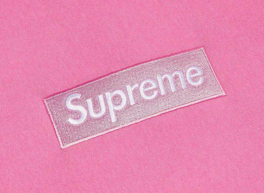 Supreme Box Logo Hooded Sweatshirt Pink (21FW)