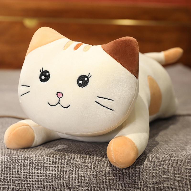 Cute And Soft Cat Throw Pillow Plush Toy Doll Kitten Doll Children'S Company Soothing Doll