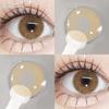 Eyeshare 1 Pair Green Contact Lenses for Eyes Beauty Pupils Lenses Eye 14.2mm Yearly Use Fashion Blue Colored Contacts Lenses Green