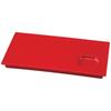 Premium Nigiri Sushi Sauce Rectangular Serving Made In Japan J-Kitchens Plate, 92cm, Plate, Double-Coated Red, Shatter-Resistant,