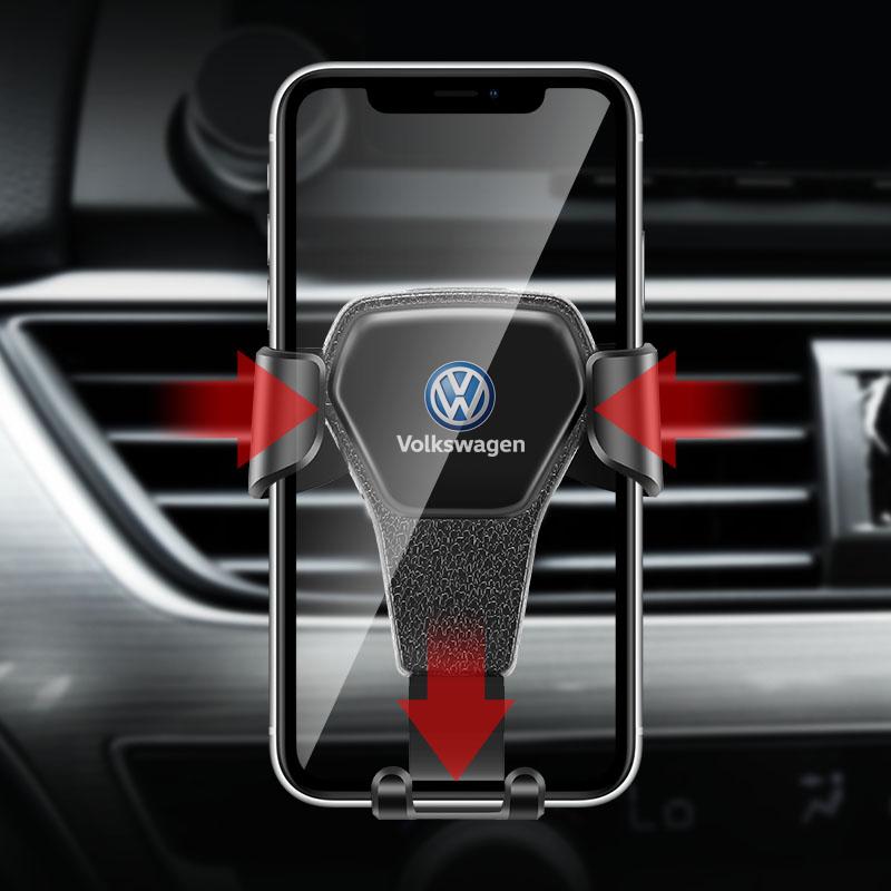 MPSGW1 Gravity Car Phone Holder Air Vent GPS Stand Accessories For VW GTI Polo Golf Passat Scirocco Tiguan Jetta T-ROC Touareg Taigo CC
