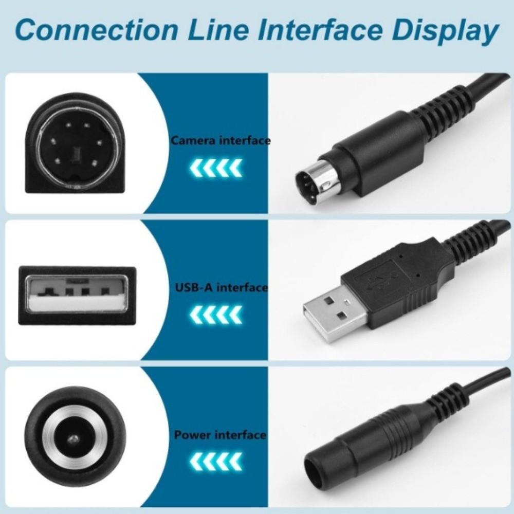 USB A/ Camera Port / Power Port Camera Link Cable for Logitech CC2900e 3500e 2900ep 3000e