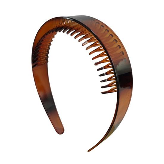 Ободок для волос Extra Wide Thick Headband с нескользящими зубьями в винтажном стиле, прочно держащийся, офисный аксессуар для волос