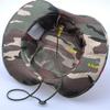 Camouflage Fishing Cap Fishing Hat Camo Men Outdoor Sports Sun Bucket Cap Fishing Hiking Hunting Hats Sun Caps