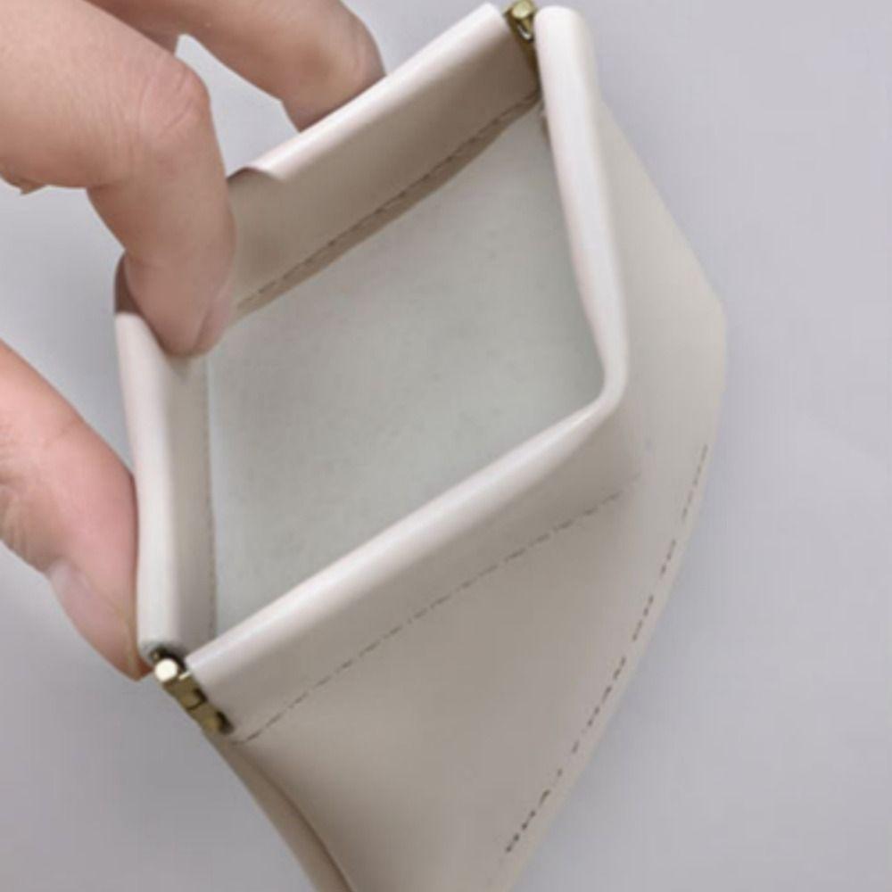Fashion Simple Lipstick Makeup Bag Portable PU Cosmetic Organizer Pouch Travel Mini Key Small Bags Women Girls