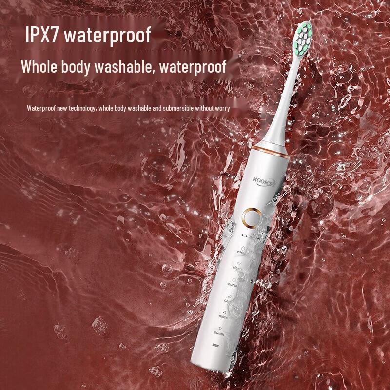 Kukezhe Adult Sonic Electric Toothbrush with 6 Modes CN plug (adapter included)