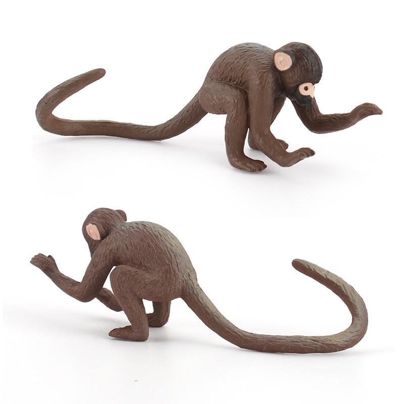 Lifelike Mini Monkey Squirrel Gorilla Figurine Unique Pvc Collectible Toy Great For Animal Lovers And Displays