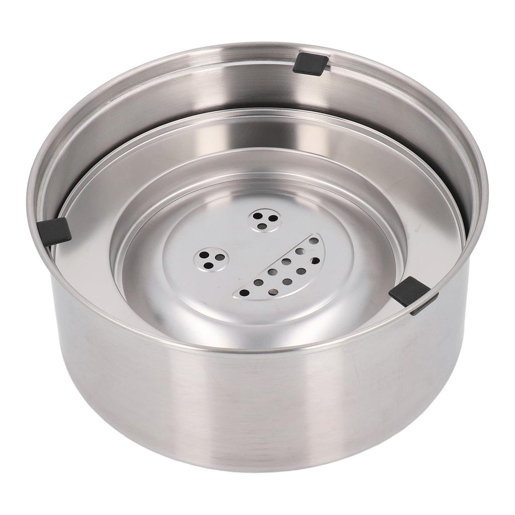 Dog Water Bowl Dispenser 304 Stainless Steel Spill Proof 3L Large Capacity Slow Drinking Pet Bowl