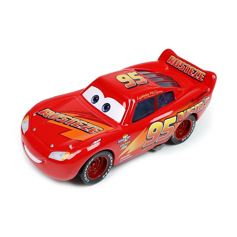 Игрушки из мультфильма Тачки Pixar Подарки 95 Молния Маквин Модель Игрушечная машинка 1:55 Литье под давлением из металла Детские подарки Аниме Фигурка Гоночная машина Игрушки